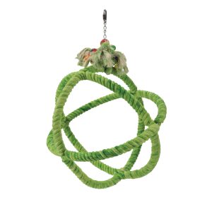 Jouet Satellite en cordes pour Oiseau, LARGE – SMART PLAY HARI