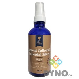 Argent Colloïdal 15 PPM pour chiens et chats – Chef Canin