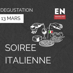 SOIREE VINS / METS ITALIENS