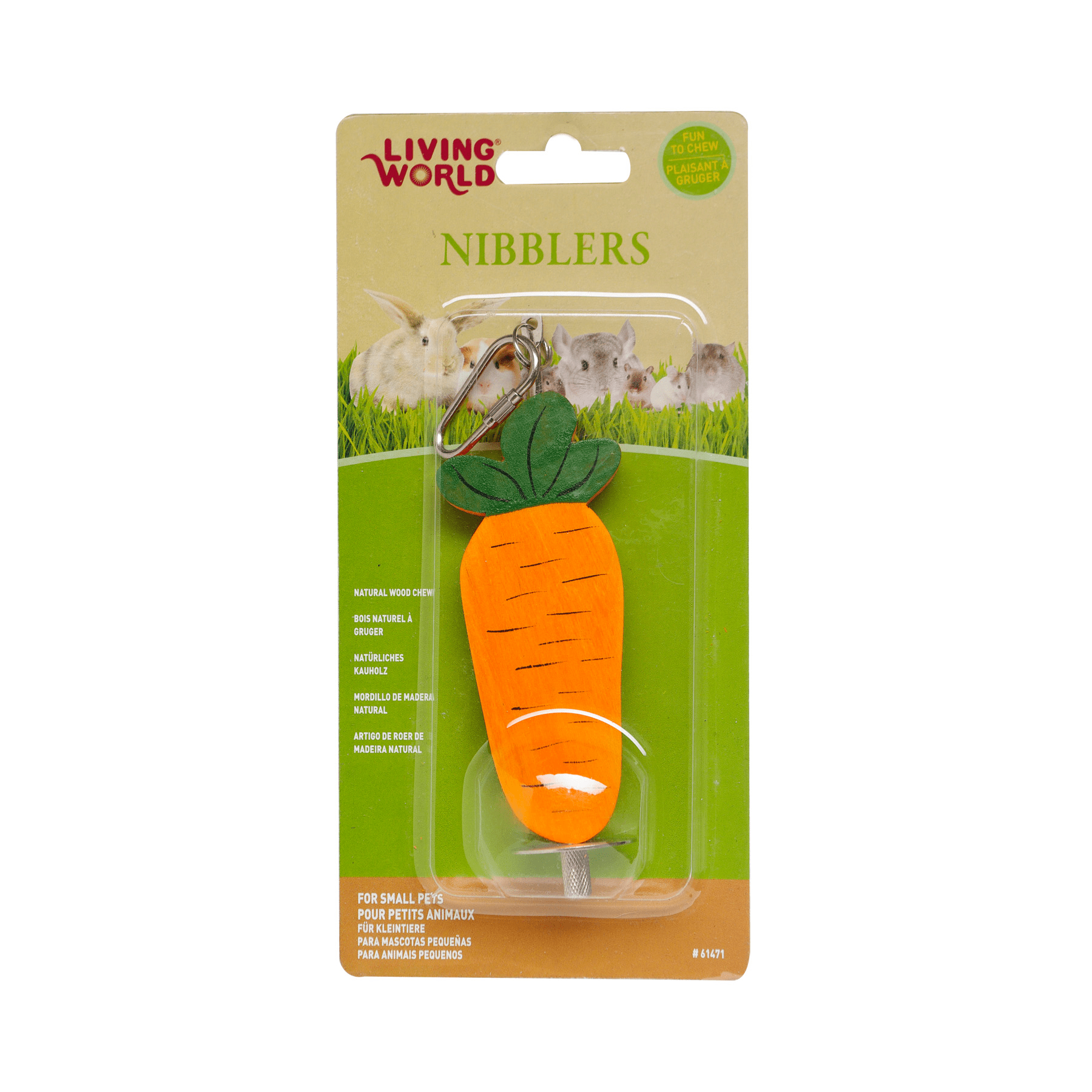 Carotte en bois sur tige – Living World
