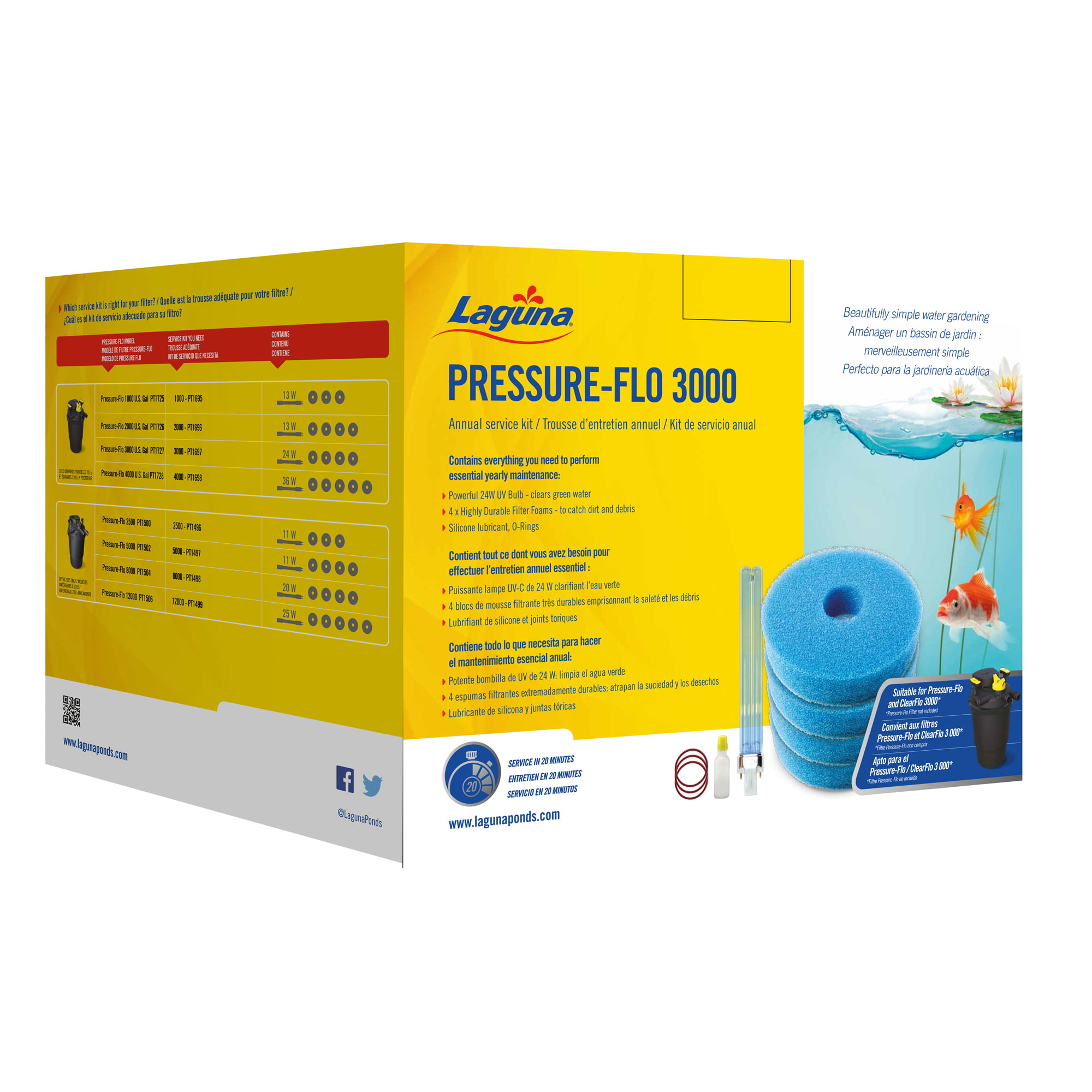 Trousse d’entretien pour filtre pressurisé Pressure-Flo 3000 (PT1727), 24 W – Image 2
