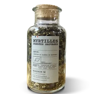 INFUSION MYRTILLES, REINES DES PRÉS & PENSÉES SAUVAGES