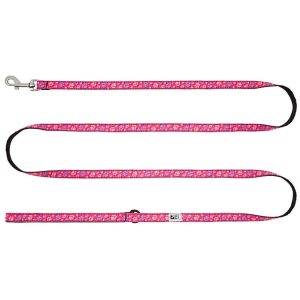 Laisse pour Petit chien, Motif Pattes Rose – RC Pets