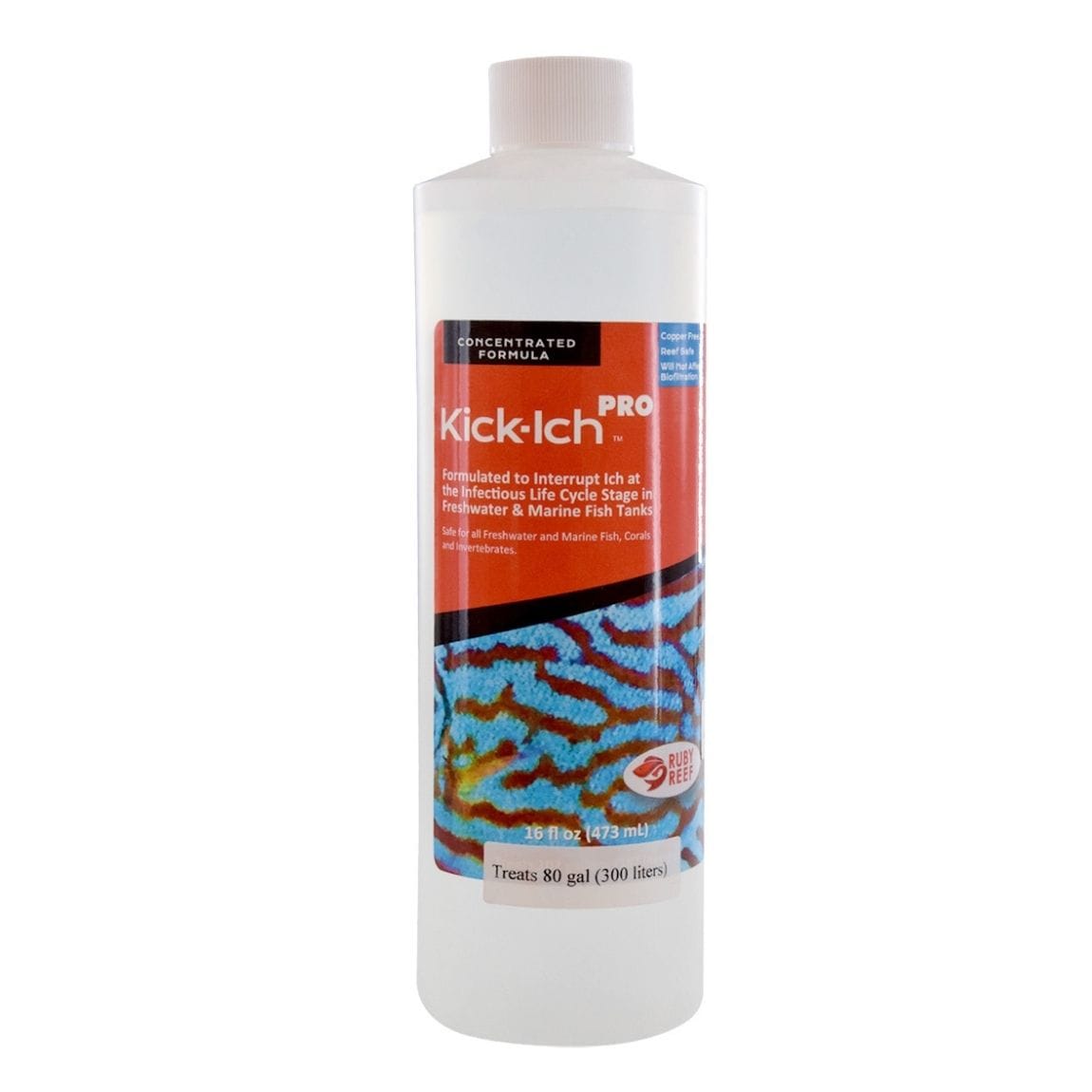 Traitement des Points Blancs pour Aquariums » Kick-Ich » 16oz – Ruby Reef