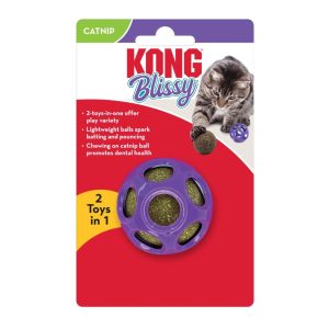 Balle avec Boule d’Herbe à Chat « Blissy » – KONG