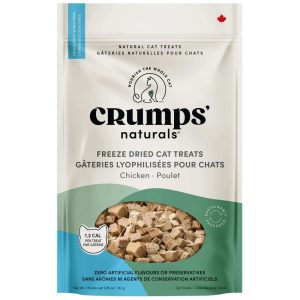 Gâteries Lyophilisées pour Chats, Poulet, 30g – Crumps’ Naturals