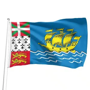 Drapeau Saint Pierre et Miquelon