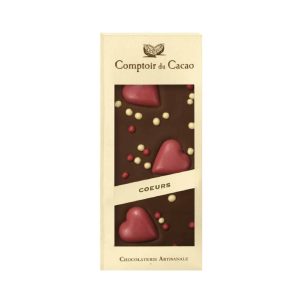 TABLETTE GOURMANDE LAIT CŒURS 90g