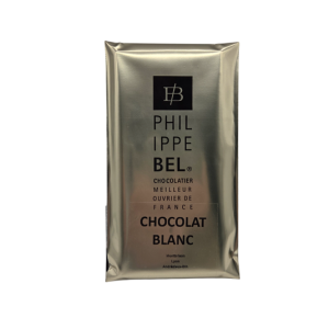 Chocolaterie Philippe Bel Meilleur Ouvrier de France Chocolatier Chocolat Blanc 100g