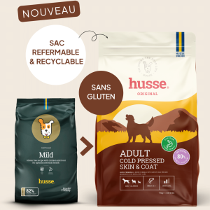 Croquettes pressées à froid pour chien à digestion, peau et pelage sensibles | Cold Pressed Skin & Coat=Mild