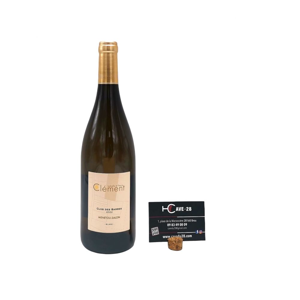 Menetou-Salon 2022 – Blanc – Les Barres – Domaine Clément – Image 2