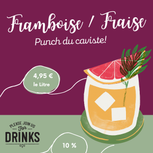 Punch du caviste – Framboise / Fraise / Cerise – 10%