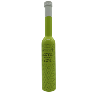 Savor & Sens Tradition Préparation culinaire à base d&rsquo;Huile d&rsquo;Olive aux saveurs de Yuzu & Basilic Thaï 20cl