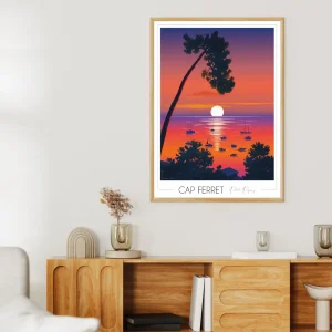 Affiche Cap Ferret – Le Petit Piquey