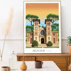 Affiche Arcachon – Le Moulleau