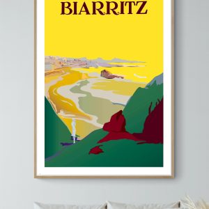 Affiche Biarritz