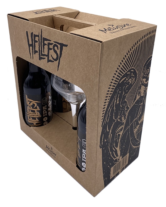 Coffret Mélusine Hellfest VP IPA 4x33cl + 1 Verre – Image 3