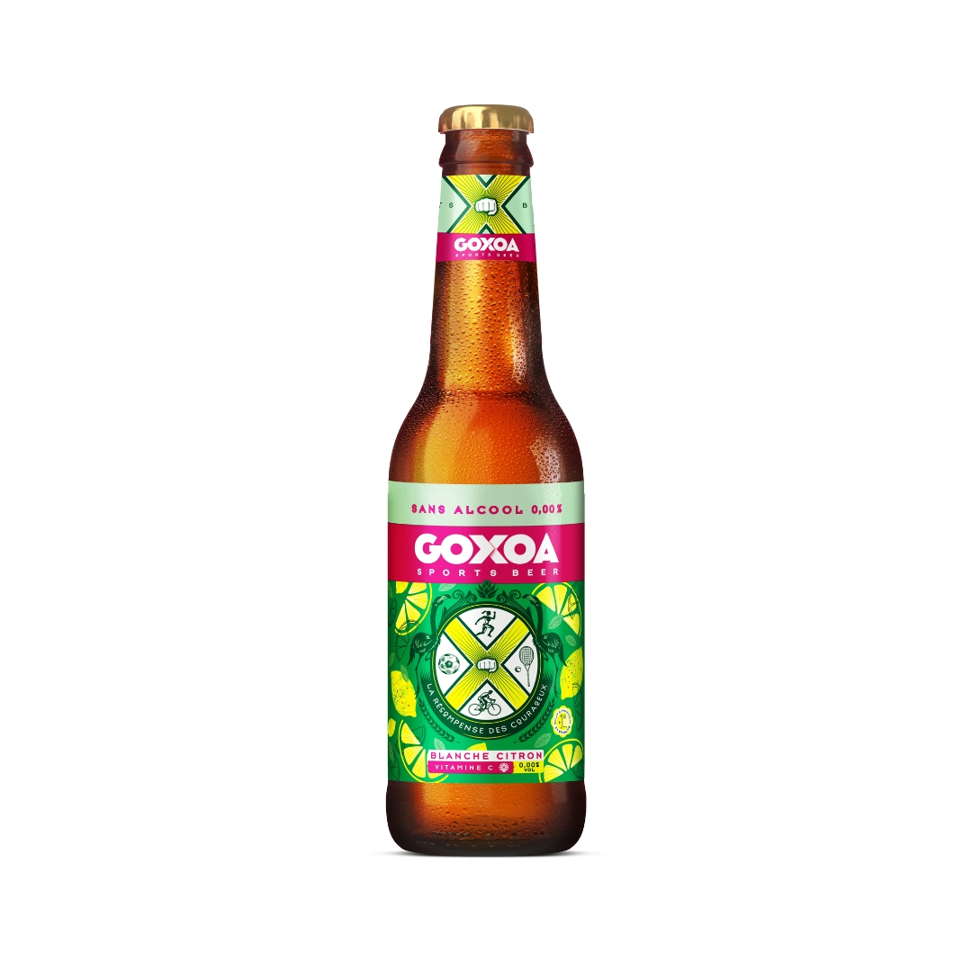 Goxoa Blanche Citron Biere Sans Alcool x6 – Image 2