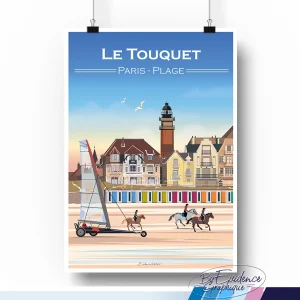 Affiche Le Touquet Paris Plage
