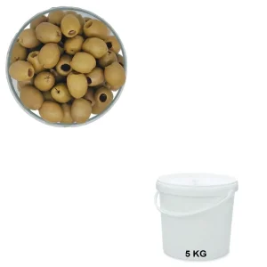 Olives Vertes Dénoyautées Nature Seau de 5 kg