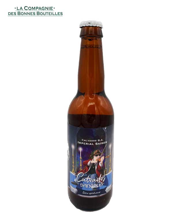 Bière Piggy brewing - Sanctus - Imperial saison calvados 33cl VP – Image 2