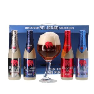Coffret Delirium - Discover selection - 4 bières et 1 verre