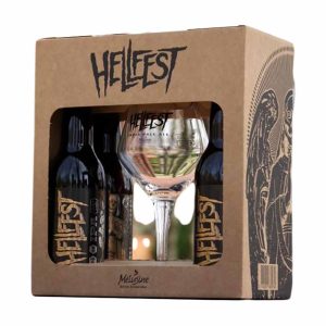 Coffret Mélusine Hellfest VP IPA 4x33cl + 1 Verre