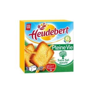 Biscottes sans sel Pleine Vie Heudebert LU 300g