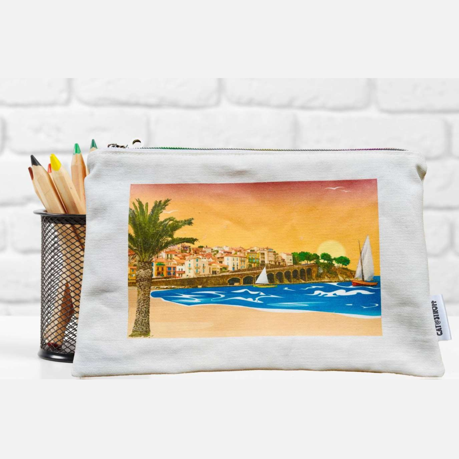 Pochette en tissu – Banyuls sur mer – Image 2